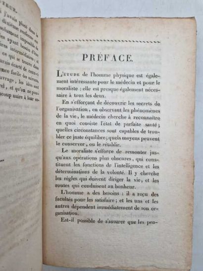 CABANIS, Pierre Jean Georges. Rapports du...