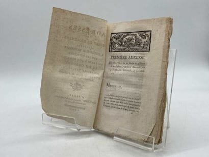 [JARDIN DES PLANTES]. Adresses et projet...