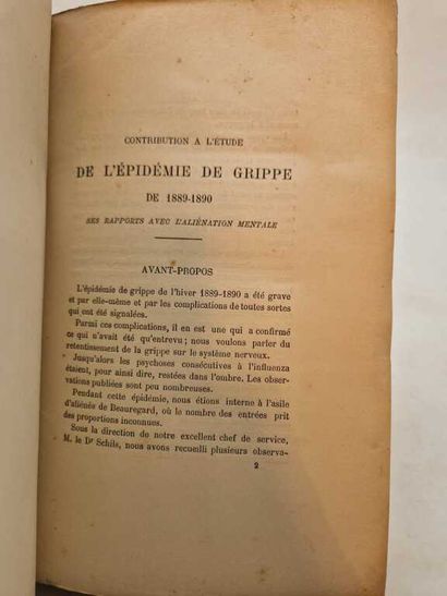 LELEDY, Albert. La Grippe et l'Aliénation...