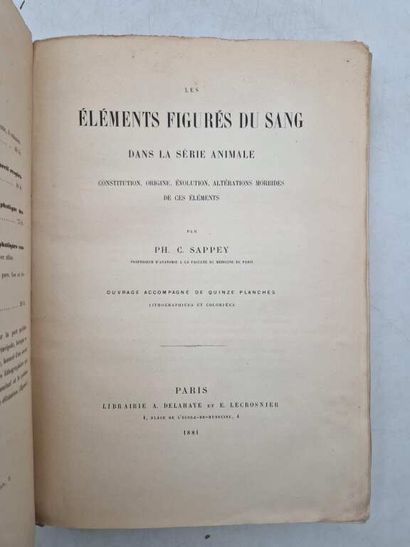 SAPPEY, Marie Philippe Constant. Les Eléments...