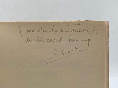 LUQUET, Aimé and HUMBERT, Henri Jean. Les...