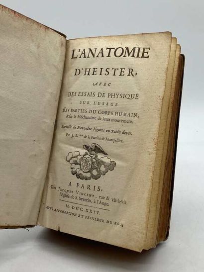HEISTER, Lorenz. L'Anatomie d'Heister. Published...