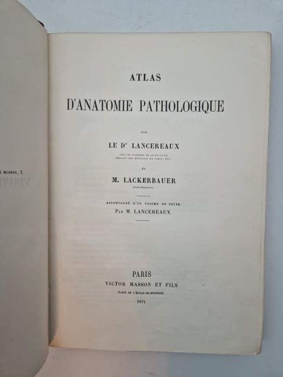 LANCEREAUX, Etienne and LACKERBAUER. Atlas...