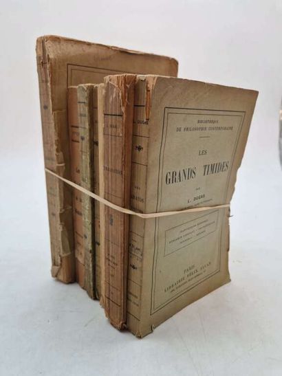 DUGAS, Ludovic. Set of works on psychology...