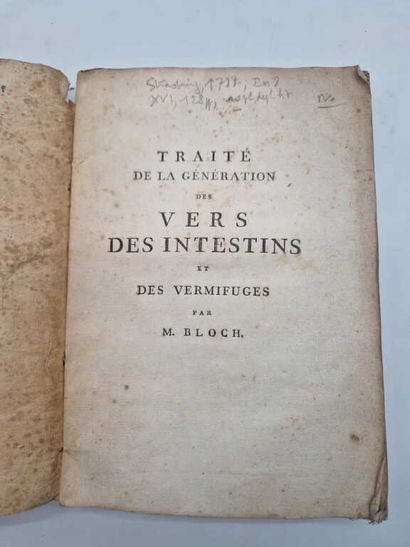 BLOCH, Marcus Elieser. Traité de la Génération...