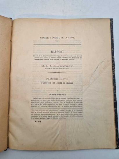 LWOFF, Salomon. Rapport [...] sur les asiles...