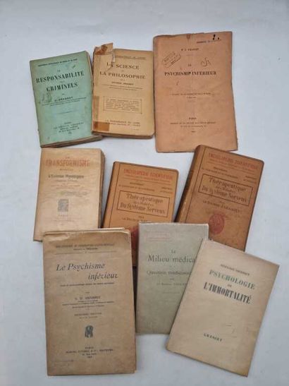 GRASSET, Joseph. Set of nine works by Doctor...
