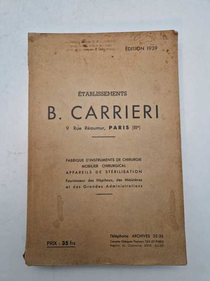 [MEDICAL EQUIPMENT]. Catalog of Etablissements...
