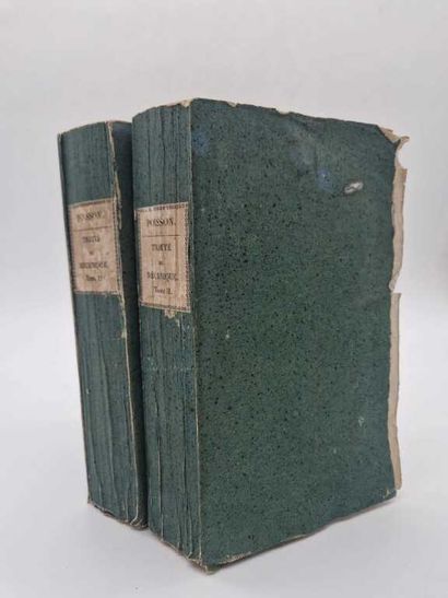 POISSON, Simeon-Denis. Traité de Mécanique,...