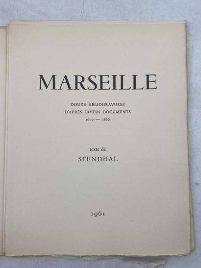 [REGIONALISME - MARSEILLE]. 20 works Beautiful...