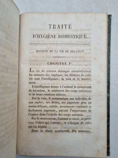 VIDALIN, Pierre-Félix. Traité d'Hygiène Domestique,...