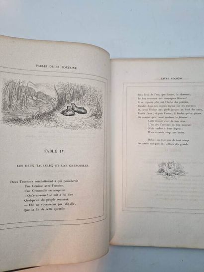 LA FONTAINE, Jean de. Fables de La Fontaine,...