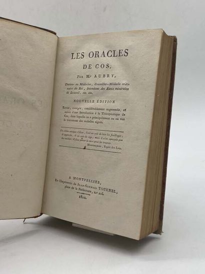 AUBRY, Jean. Les Oracles de Cos, published...