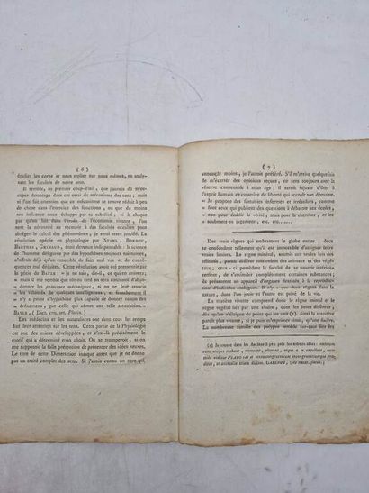[MERDICAL LAW]. Réflexions sur les Sens....