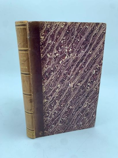 KANT, Emmanuel and TISSOT, Joseph. Logique...