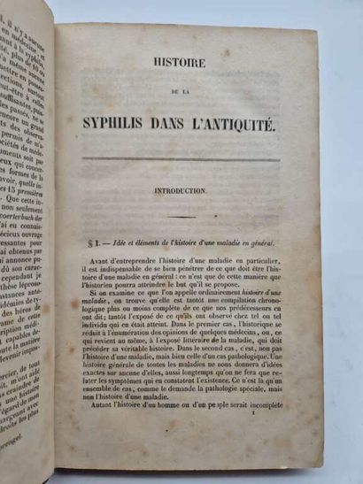 ROSENBAUM, Julius. History of Syphilis in...