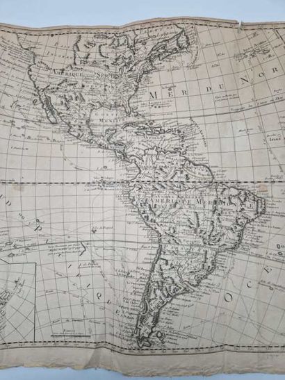 NOLIN, Jean-Baptiste. Map of America divided...