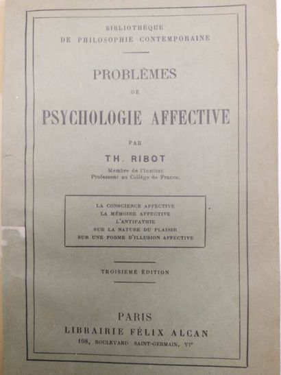 RIBOT, Théodule-Armand. Set of five works...