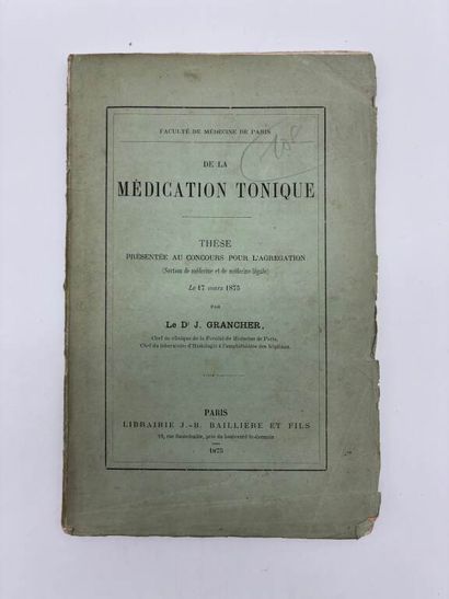 [MANETTE - MEDECINE]. Set of 6 medical theses.

Set...