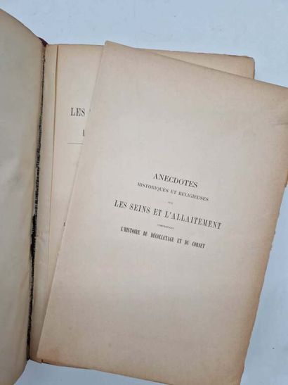 WITKOWSKI, Gustave-Joseph. Anecdotes Historiques...