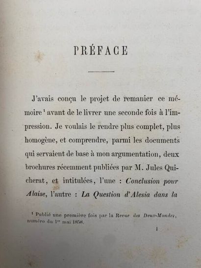ORLÉANS, Henri d'. Alesia. A study of Caesar's...