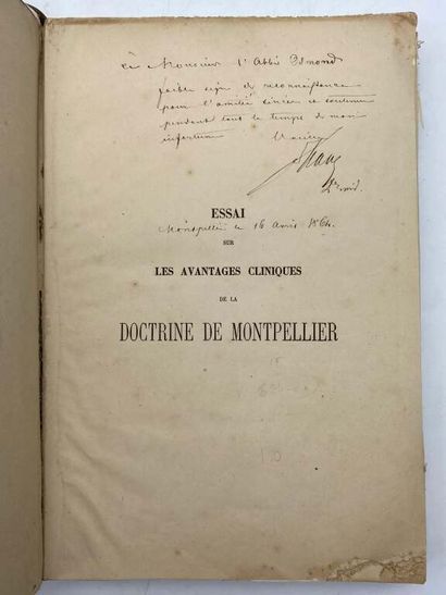 HAAS, Ferdinand-Joseph. Essay on the clinical...