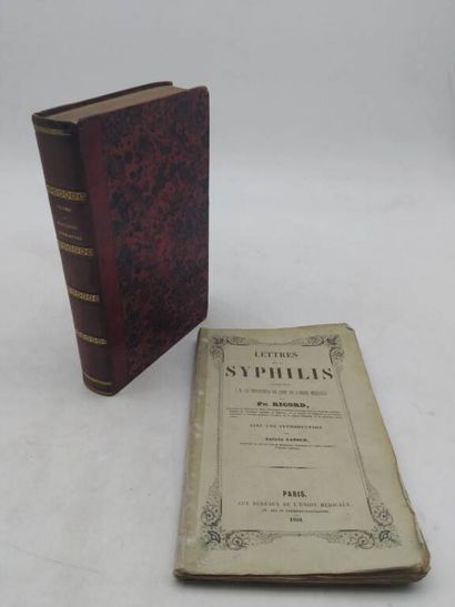 RICORD, Philippe. Set of 2 volumes including...