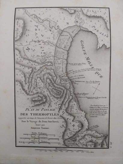 BARTHELEMY, Jean-Jacques. Atlas du Voyage...