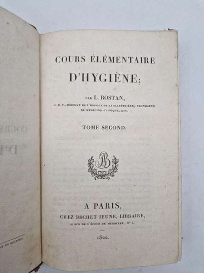 ROSTAND, Léon. Cours Elémentaire d'Hygiène.
Published...