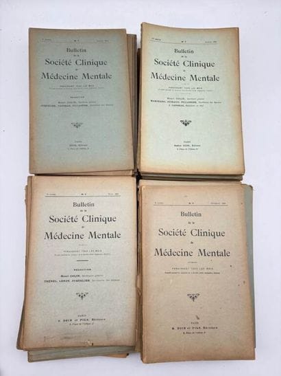 [HANDLE - PSYCHIATRY]. Set of 72 psychiatric...