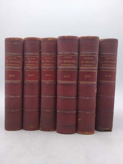 [MANETTE - MEDECINE]. Set of 6 volumes of...