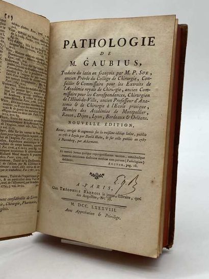 GAUBIUS, David and SUE. Pathology of M. Gaubius.
Published...
