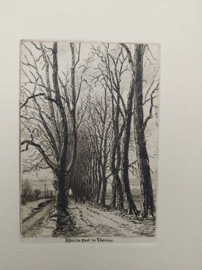 PINET, Charles. Etchings by Charles Pinet...