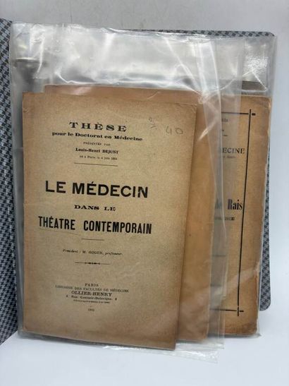 [MANETTE - PYCHOLOGIE]. Set of 11 medical...