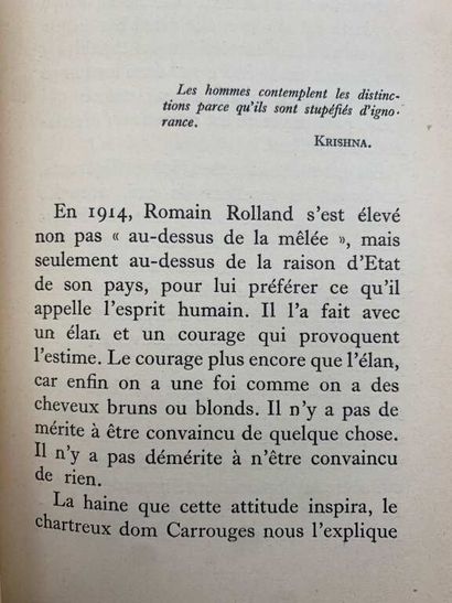 MONTHERLANT, Henry de. Aux fontaines du désir.
Published...