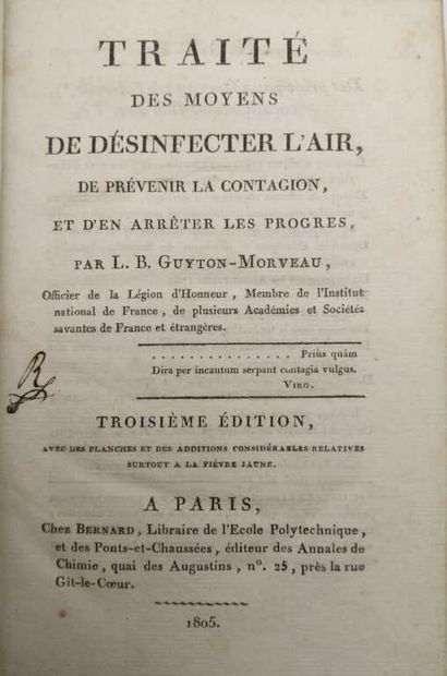 GUYTON DE MORVEAU, Louis-Bernard. Traité...
