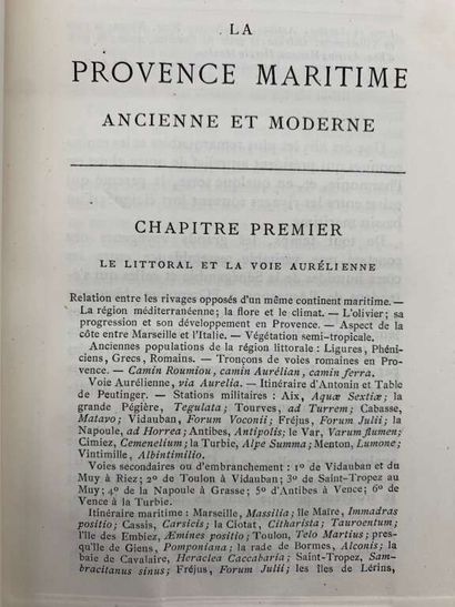 LENTHERIC, Charles. La Provence maritime...