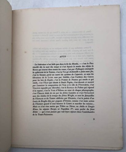 PICHETTE, Henri. Le Point vélique.
Published...