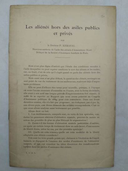 [HANDLE - PSYCHIATRY]. Set of 15 theses orb...