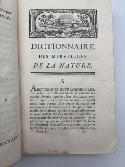 SIGAUD DE LAFOND, Joseph-Aignan. Dictionnaire...