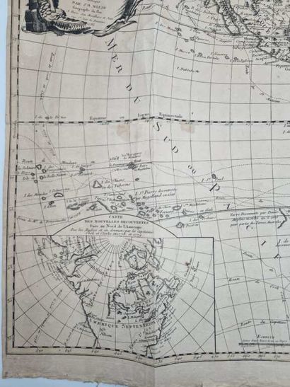 NOLIN, Jean-Baptiste. Map of America divided...