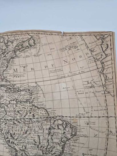 NOLIN, Jean-Baptiste. Map of America divided...