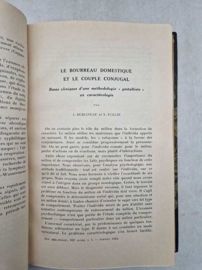 [JOYSTICK - PSYCHIATRY]. Annales Médico-Psychologiques.
Published...