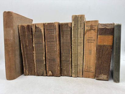 [MANETTE - MEDECINE]. Medicine set in 9 volumes.

Set...