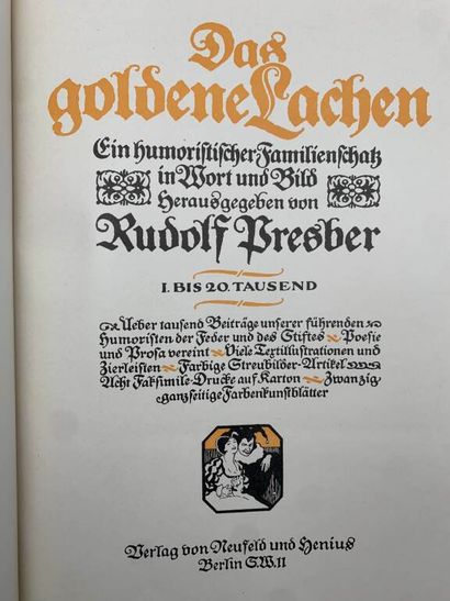 [PRESBER, Rudolf. Das goldene Lachen. Ein...