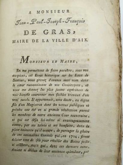ROBERT, Louis-Joseph-Marie. Essai historique...