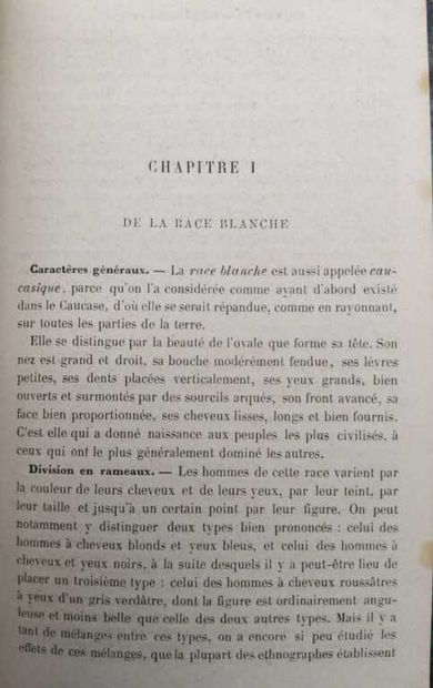 OMALIUS D'HALLOY, Jean Julien d'. Des races...