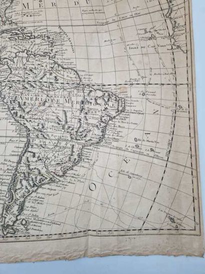 NOLIN, Jean-Baptiste. Map of America divided...