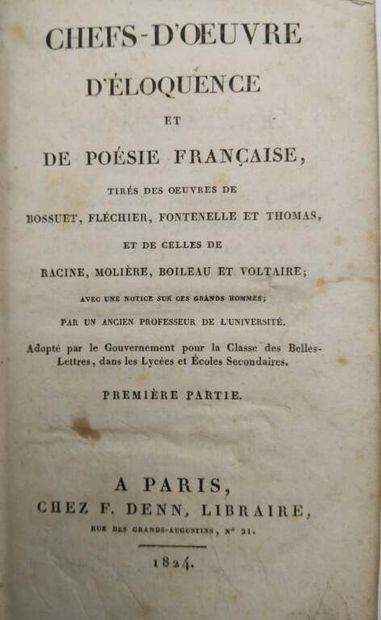 [MANETTE - POESIE]. Set of 10 volumes of...
