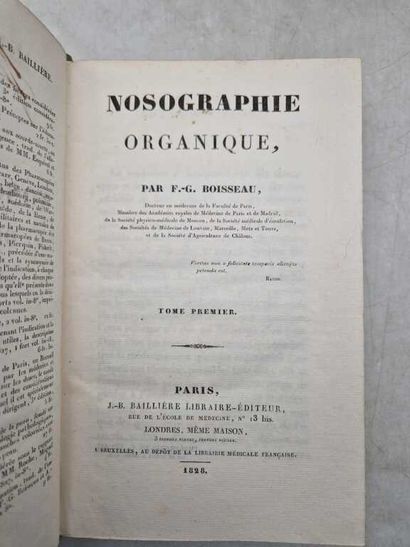 BOISSEAU, François-Gabriel. Nosographie Organique.
Published...
